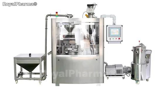Máquina de llenado de cápsulas automática giratoria de gelatina dura en polvo farmacéutico (NJP-2500)